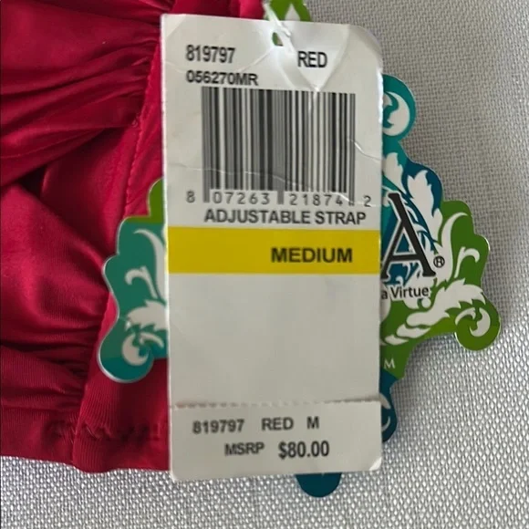 BECCA Red Bikini Top - Picture 3 of 6